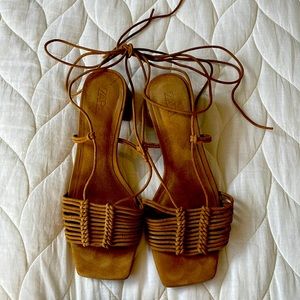 Zara wrap sandals